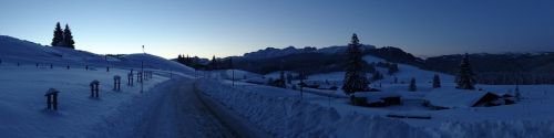 alpine alm winter