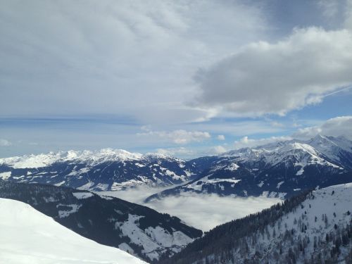 alpine snow mountains