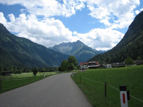 alpine mountain mountain landscape