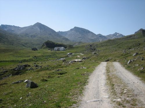 alpine mountains landscape