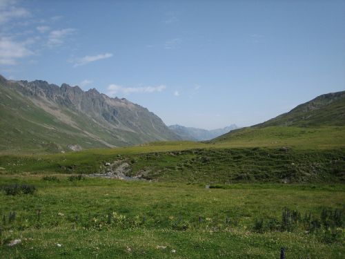 alpine mountains landscape