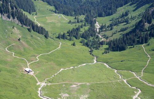 alpine austria valley