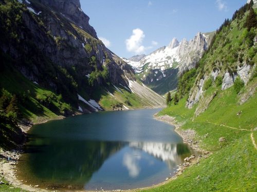 alpine mountains hiking