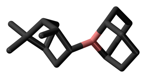 alpine borane molecule model