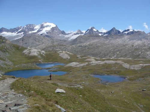 alpine lakes landscape mountains