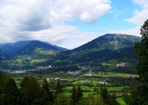 alpine scenery landscape mountains