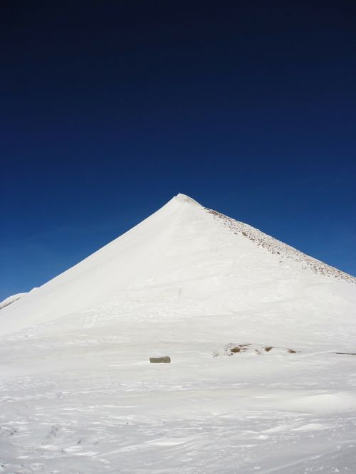 alps snow summit