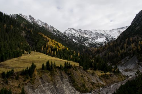 alps autumn november