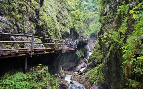 alps  austria  defile