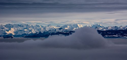 alps  landscape  cold