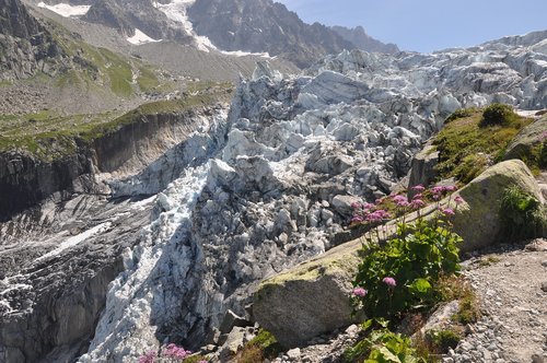 alps  mountains  glacier