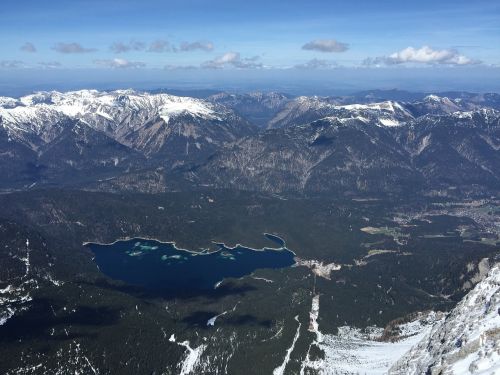 alps lake mountain