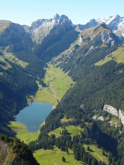 alpstein mountains autumn