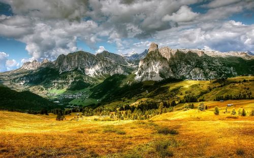 alta badia dolomites mountains