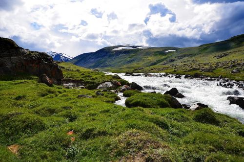 altai mountains landscape