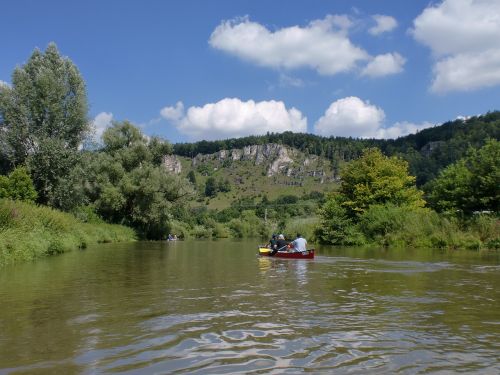 altmühl boat trip canoeing