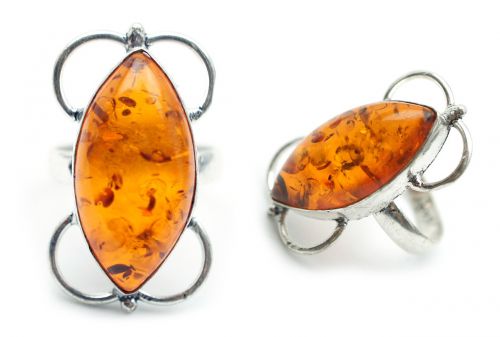 amber ring jewelry
