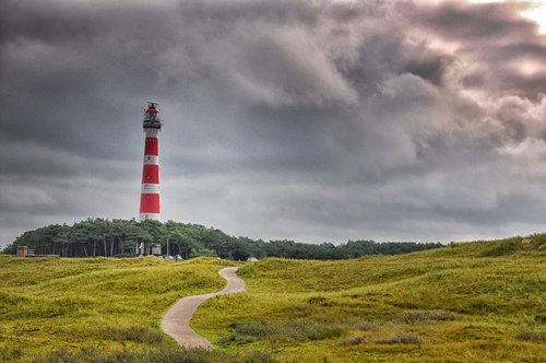 ameland  lighthouse  netherlands