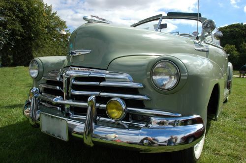 american 50's classic car classic car chrome fender