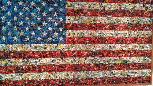 american flag art