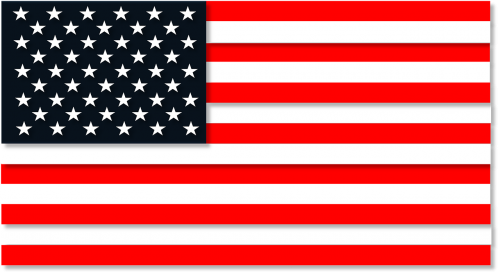 american flag 3d