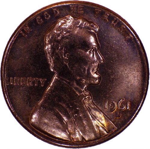 American Cent Isolated