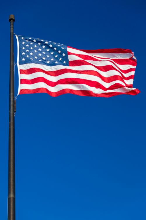 American Flag On The Pole