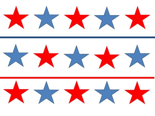 American Flag Stars Background
