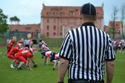 american football sport referee