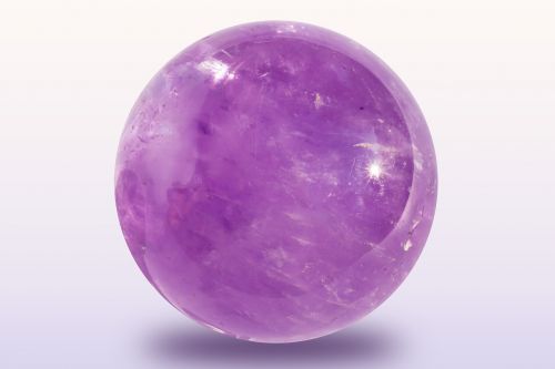 amethyst ball violet