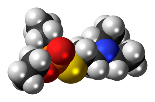 amiton spacefill molecule