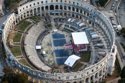 amphitheater pula croatia