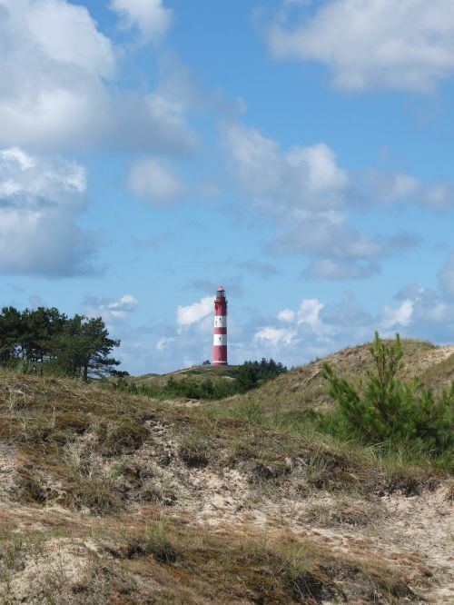 amrum lighthouse dunes