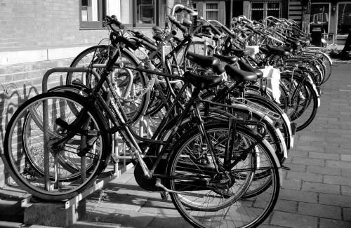 amsterdam bicycles school