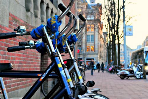 amsterdam bikes city
