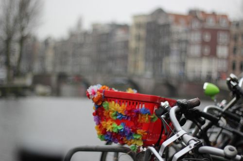 amsterdam bicycle winter