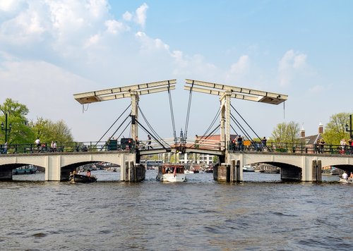 amsterdam  magere brug  wooden bridge