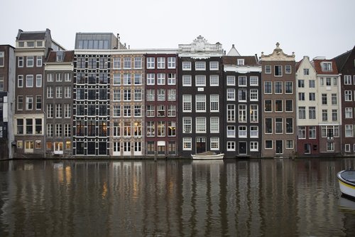 amsterdam  canals  houses