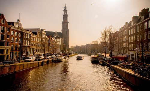 amsterdam  sunny  canal