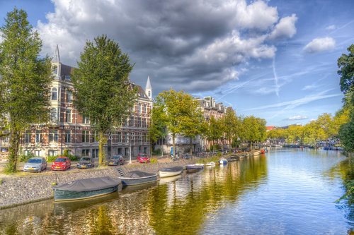 amsterdam  canal  dutch