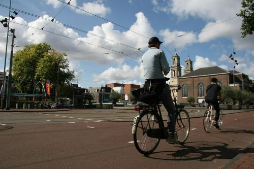 amsterdam bicycle waterlooplein