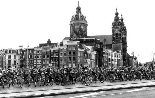 amsterdam bike view