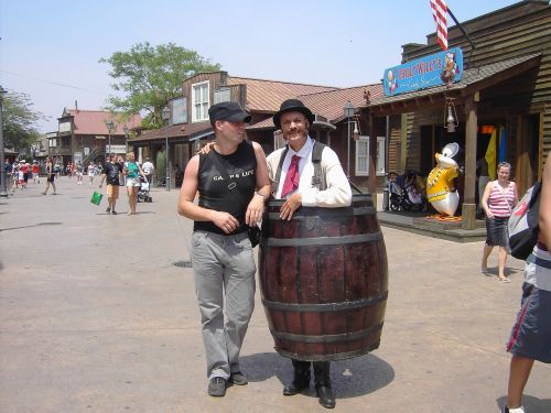 amusement park fun barrel