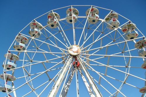 amusement park ferris wheel wheel