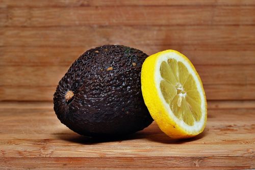 an avocado lemon food