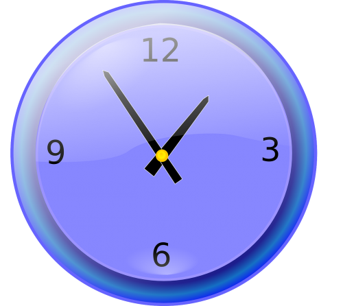 analog clock hands time
