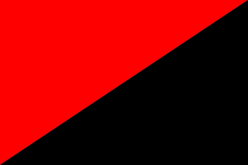 anarchists flag red and black