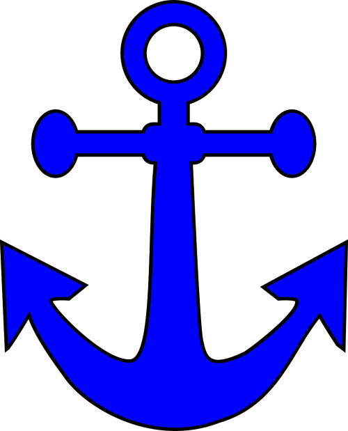anchor marine blue