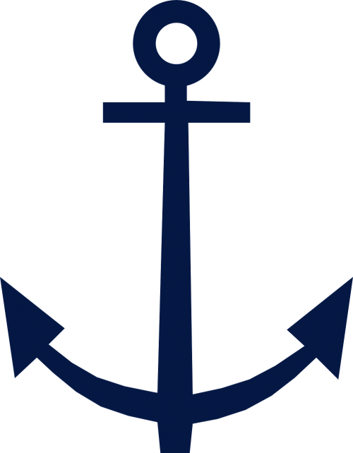 anchor blue symbol