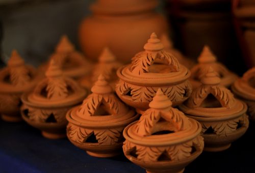 ancient pottery thailand art